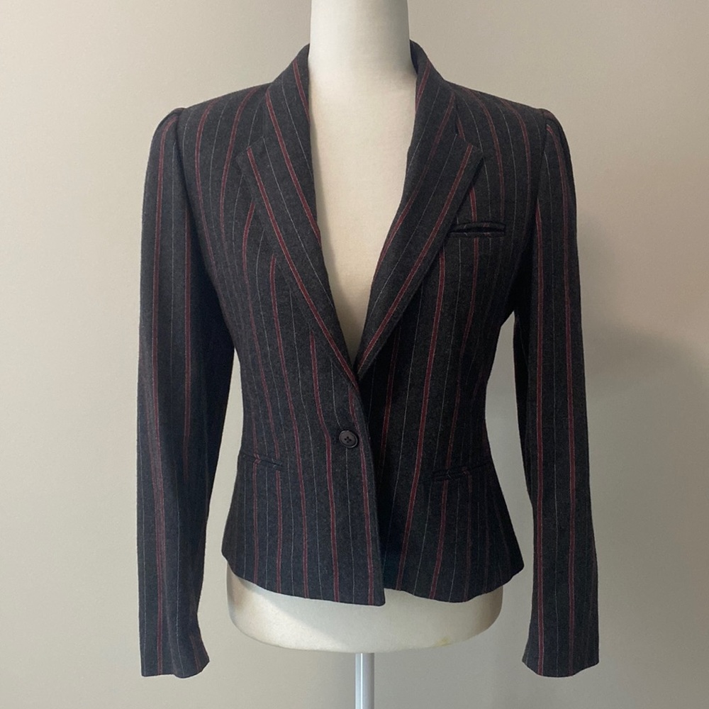 Sasson Vintage Blazer Red/White Stripes